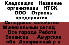 Кладовщик › Название организации ­ НТСК, ООО › Отрасль предприятия ­ Складское хозяйство › Минимальный оклад ­ 1 - Все города Работа » Вакансии   . Амурская обл.,Архаринский р-н